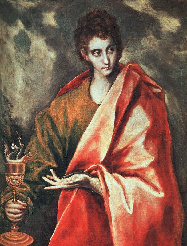 El Greco St. John the Evangelist Norge oil painting art